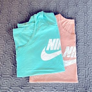 Nike Pastel Beach Tank Tops